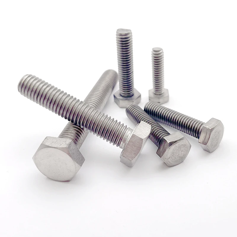 Hot Sale Titanium Alloy Bolt Screw Din933 Hexagon Head Bolt Gr5 Titanium Bolt Motorcycle m8