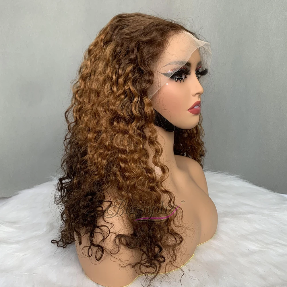 Hair Wig Vendor Bob Lace Frontal Wig,Super Double Drawn Transparent Lace Big Frontal Wig,200 Density Wig Water Wave Hair Wig
