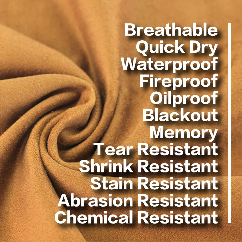 wind proof rib solution dyed Stretch heavyweight cross mattress textile material cloth Suede fabric for mattress