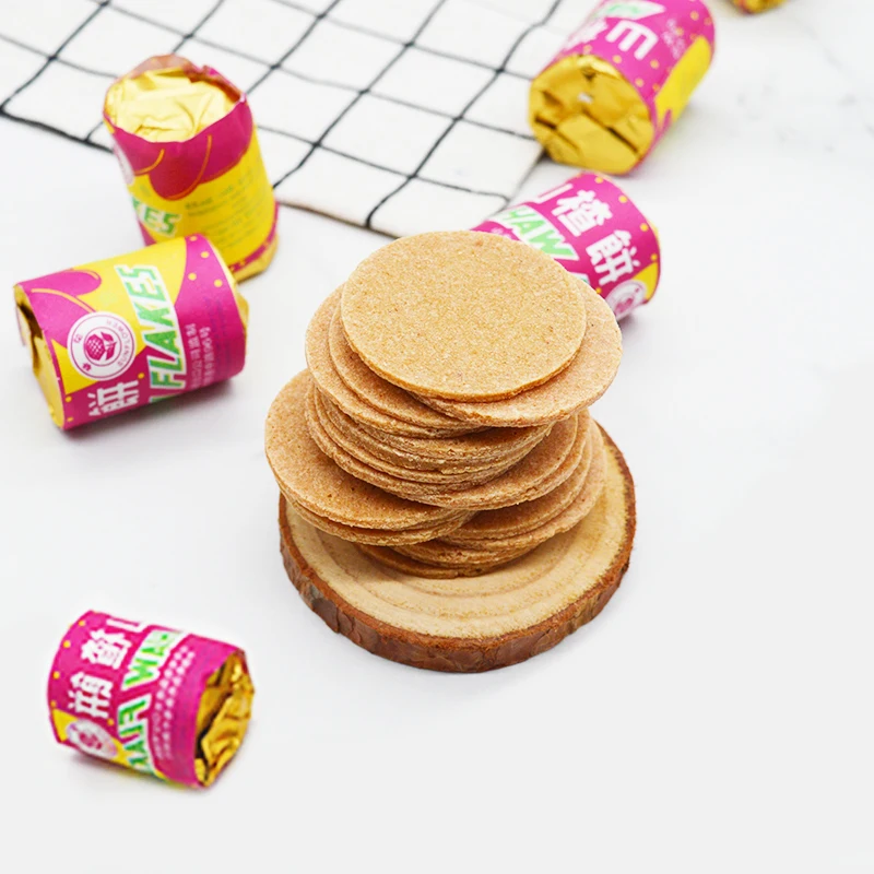 Кислые и сладкие традиционные конфеты Haw fles Rolls ломтики засахаренных фруктов азиатские закуски боярышника торт Китай