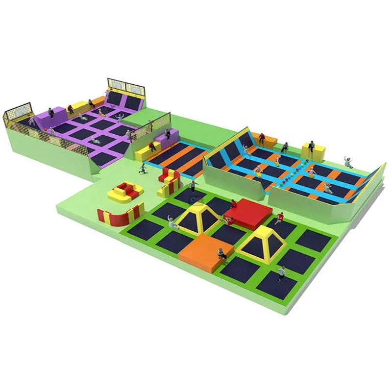 Trampoline Commercial Free Jumping Indoor/Outdoor Big Trampoline Park Indoor Safety Children Trampoline for Sale mazes