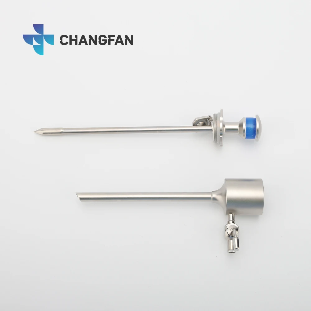 Laparoscopic Trocars Set Trocar and Cannula 3.5mm 10mm 15mm Reusable Trocar Veterinary China