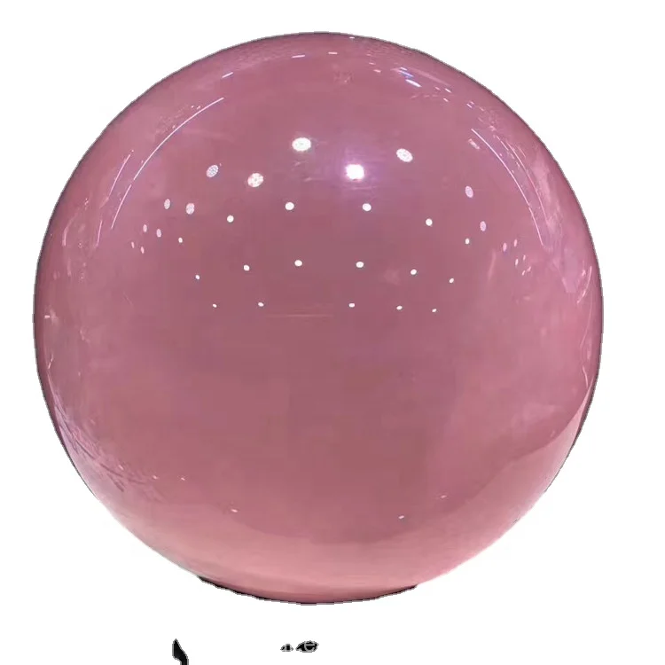 
Polished Natural Pink Rose Quartz Decorative Crystal Spheres Magic Crystal Balls For Sale 