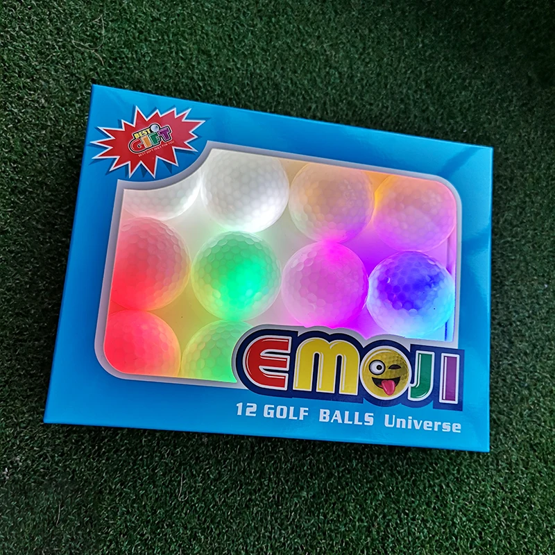 Colorful LED Glow Golf Ball Manufacturer Gift Set Golf Ball