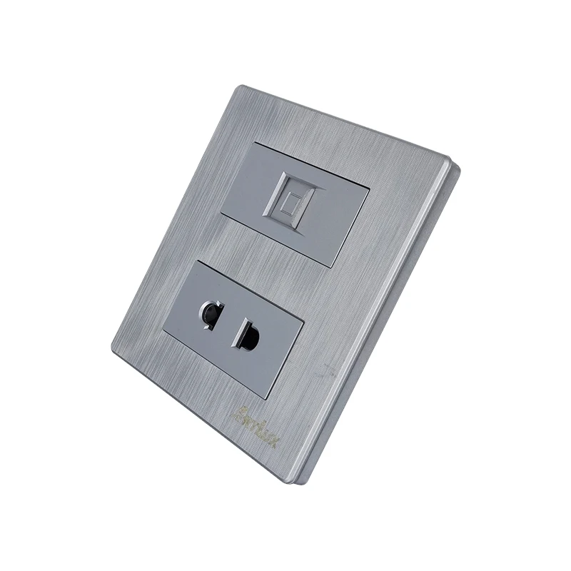 Выключатель Электрический настенный пластиковый осветительный чехол для дома электрический итальянский универсальный с usb-портом Кнопка Au/Us Тел + 2Pin розетка