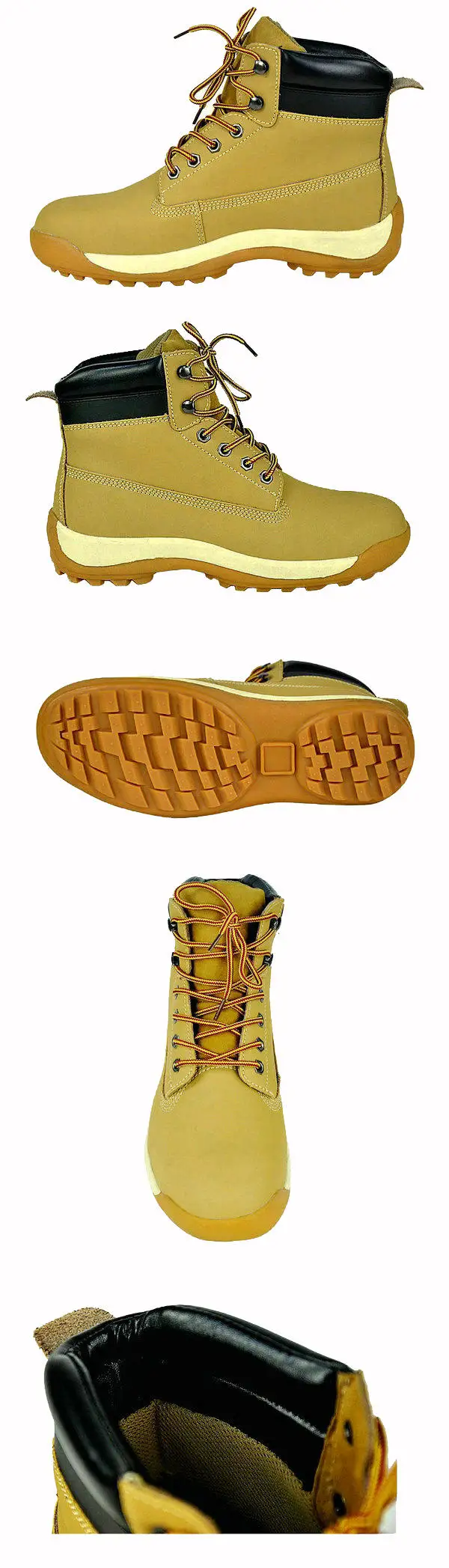 2023 factory Custom anti puncture steel toe new man safety boot safety shoes protective work boots for men safety