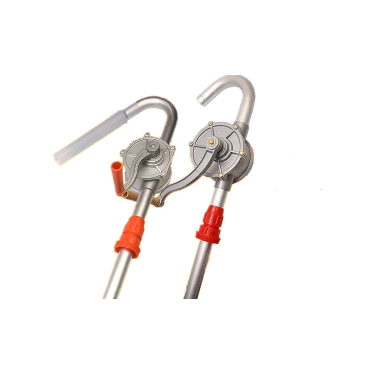 High Quality 32 Type 25 Type Aluminum Portable Hand Operated Manual Suction Rotary Hand Oil Pump