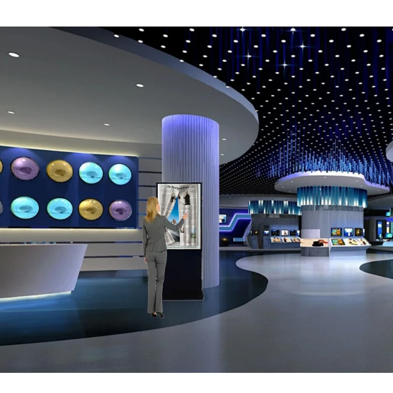 Full hd Digital signage дисплей вертикальный ЖК-дисплей рекламы с камерой