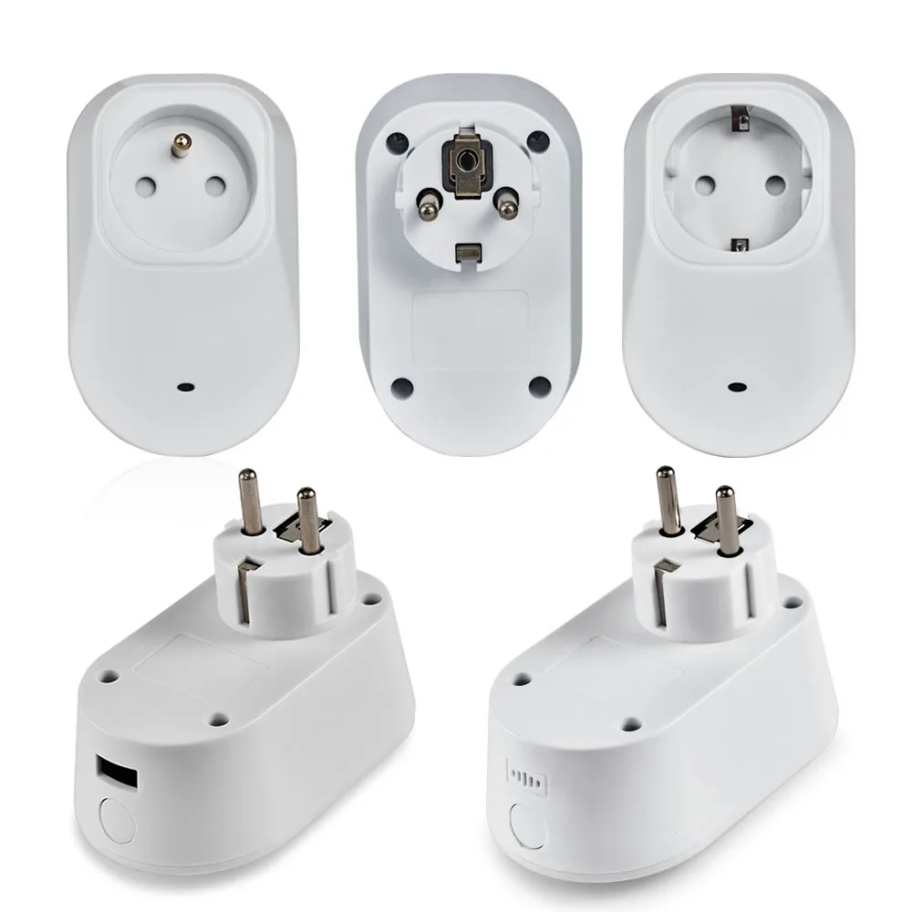 Factory US UK EU FR Smart Home Life Outlet Shell Wall Power Socket Switches WIFI Smart Plug Plastic Enclosure