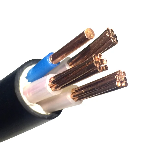 Национальный стандарт, медный сердечник, трехфазный, четырехжильный, квадратный, 50, VV/YJV, огнестойкий, Заземленный, бронированный кабель