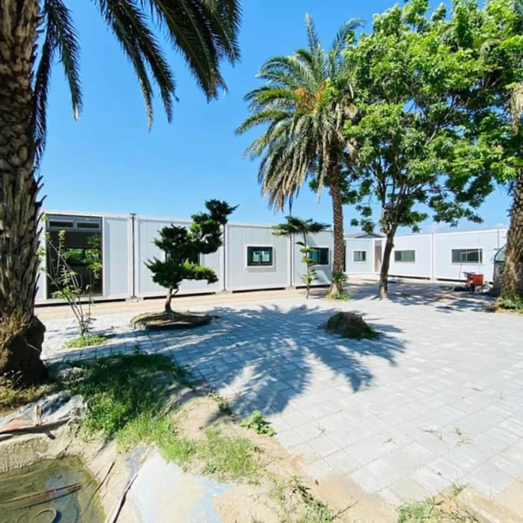 DXH manufacture design luxury large townhouse prefab container house 3 bedroom single storey mansion houses flat pack for living