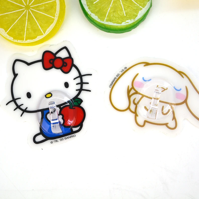 Animal Creative Wall Mount Decoration Cute Cat Hanging Stretch Heavy Duty Adhesive Wall Hooks For Key Bags Towels