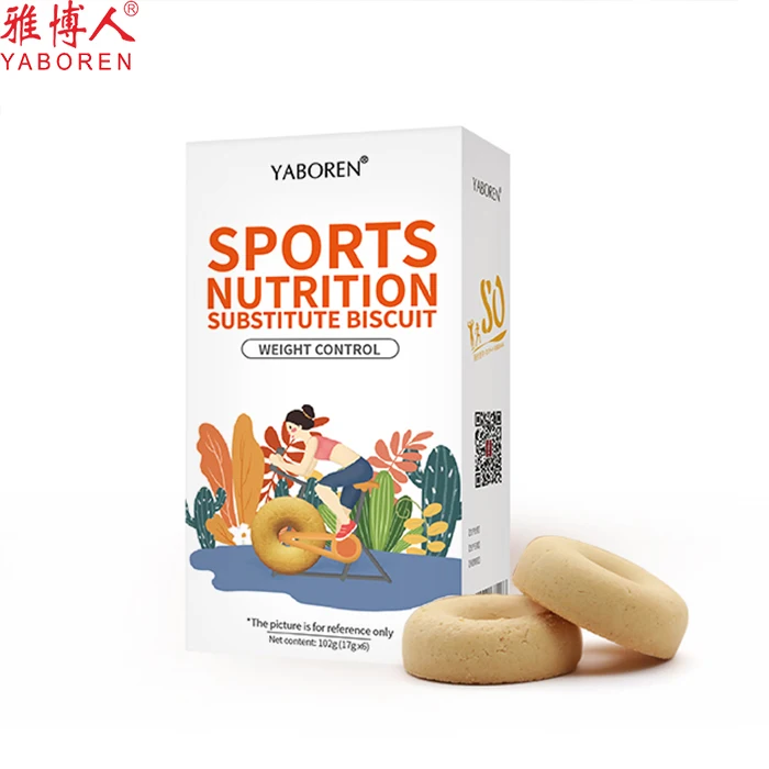 
OEM Green Health Meal Replacement Loss Cookies Weight Slimming Biscuit 