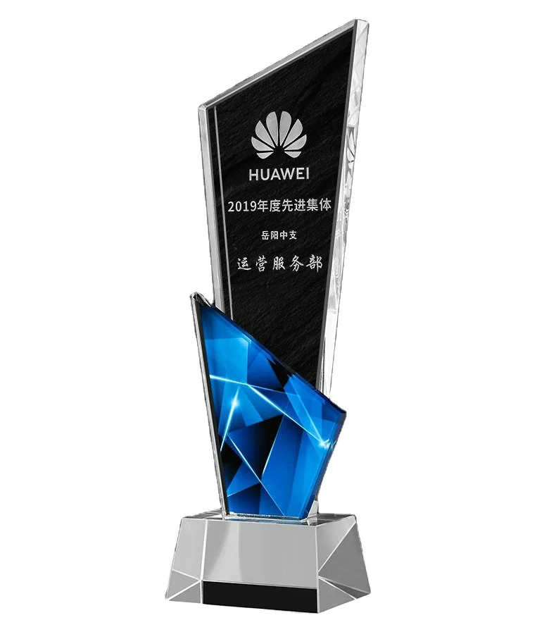 Customized acrylic k9 crystal glass ball trophy sports music dance souvenir award medal plaque