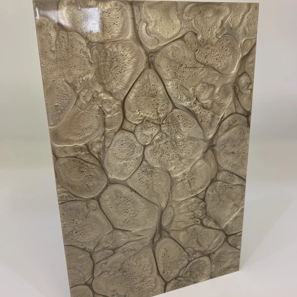 translucent polyester resin panel board for wall decoration