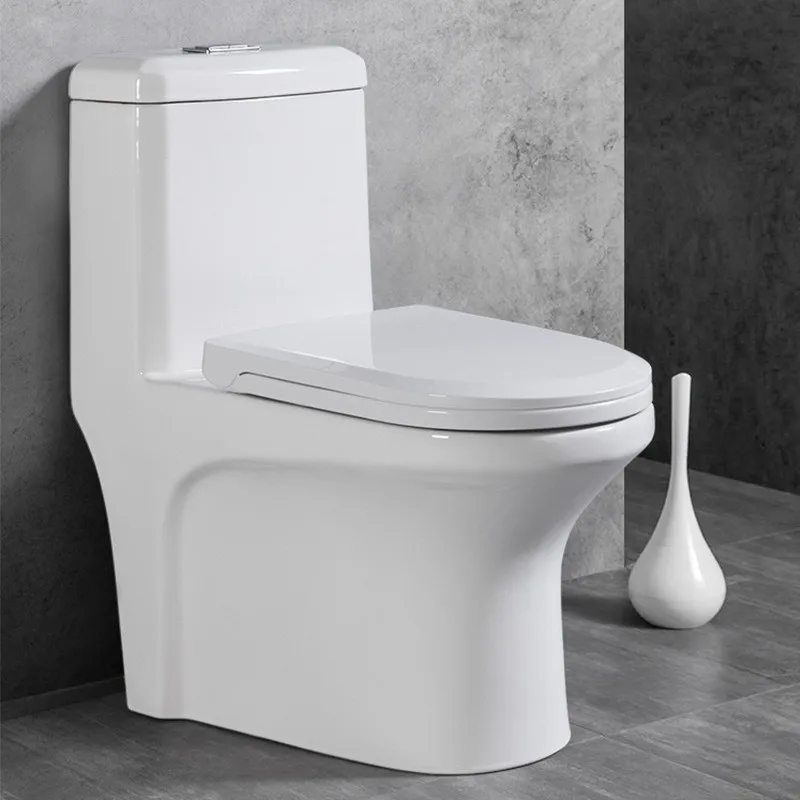LANDOO Inodoros Ceramic Siphonic Sanitary Ware One Piece Toilet Bidet Strong Flow Toilet Bowl