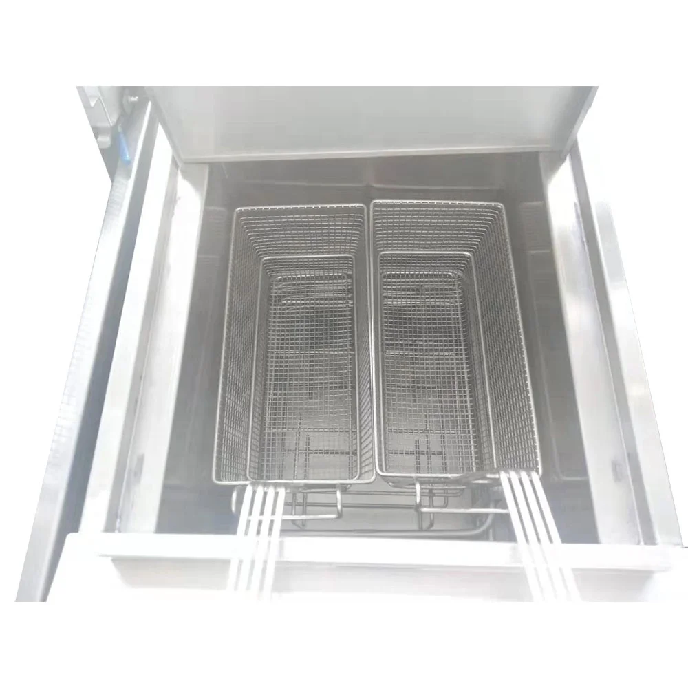 CNIX brand  Hot Sale OFG Series 75L 3 Tanks 6 Baskets Gas Automatic Commercial Chicken Machine Cooker Deep Fryer