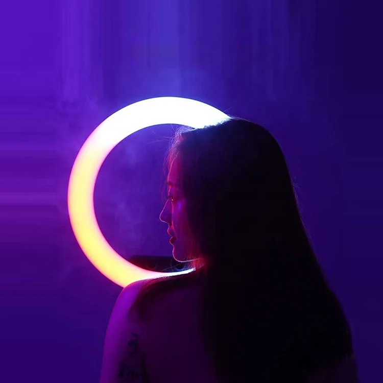 18 дюймов освещение для фотосъемки LED RGB видео кольцо свет селфи для Vlog TikTok Youtube прямая трансляция