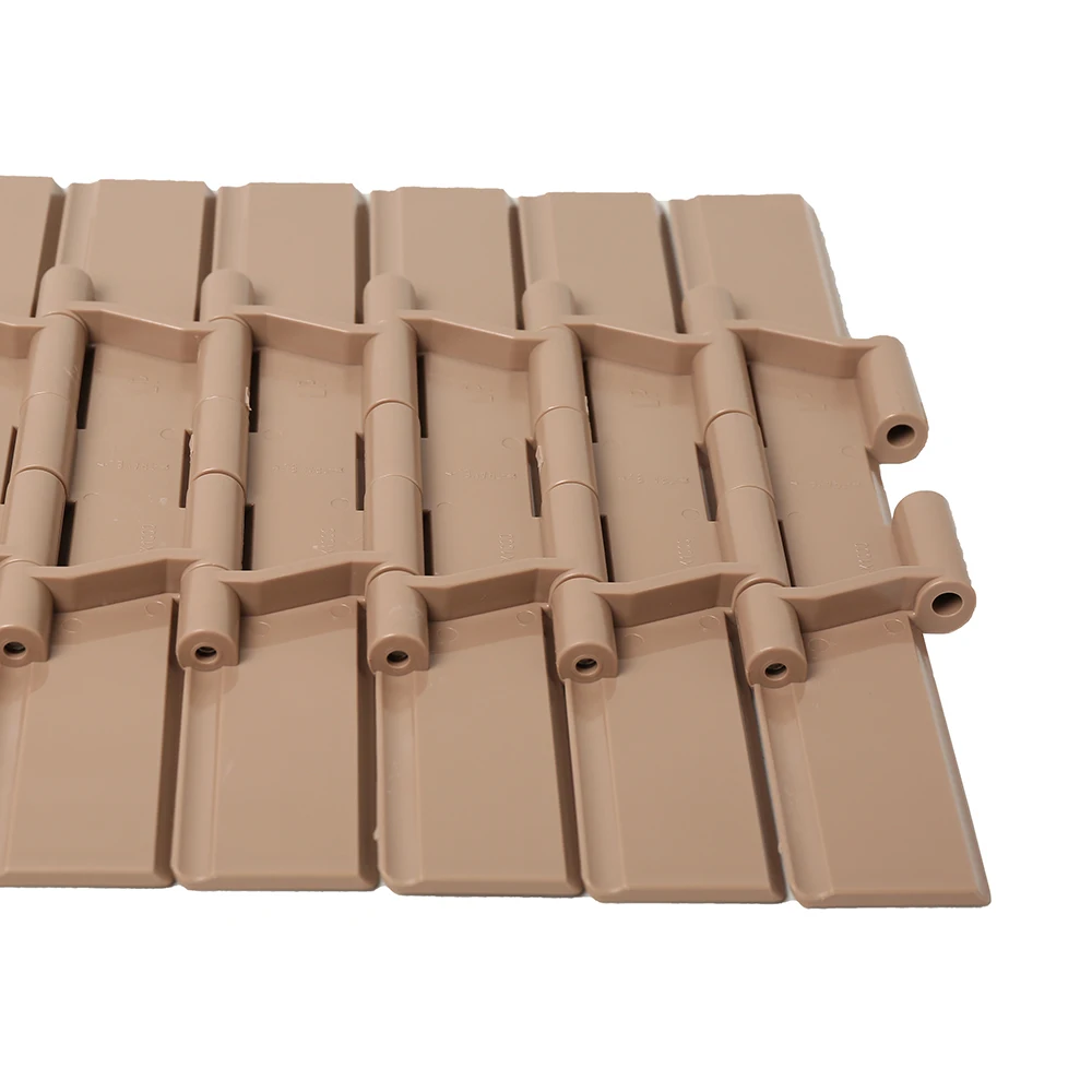 Custom 821K POM Plastlink Conveyor Belt 820 Anti-static Single Hinge Straight Slat Top Chain slat top chain belt