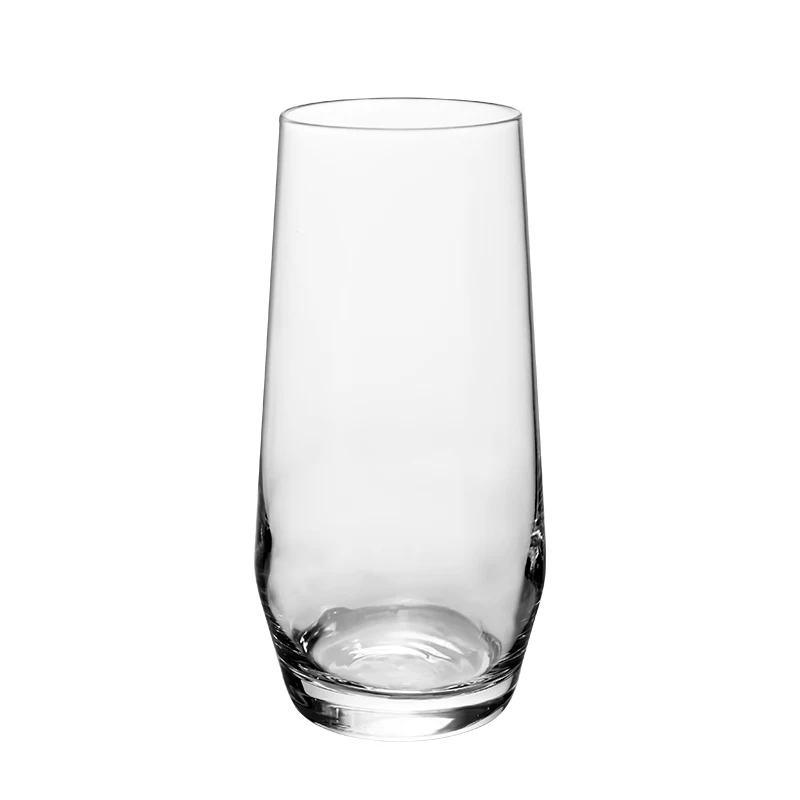 2023 Best Selling 550mL Crystal Transparent Drinking Glassware Highball Water Juice Glasses