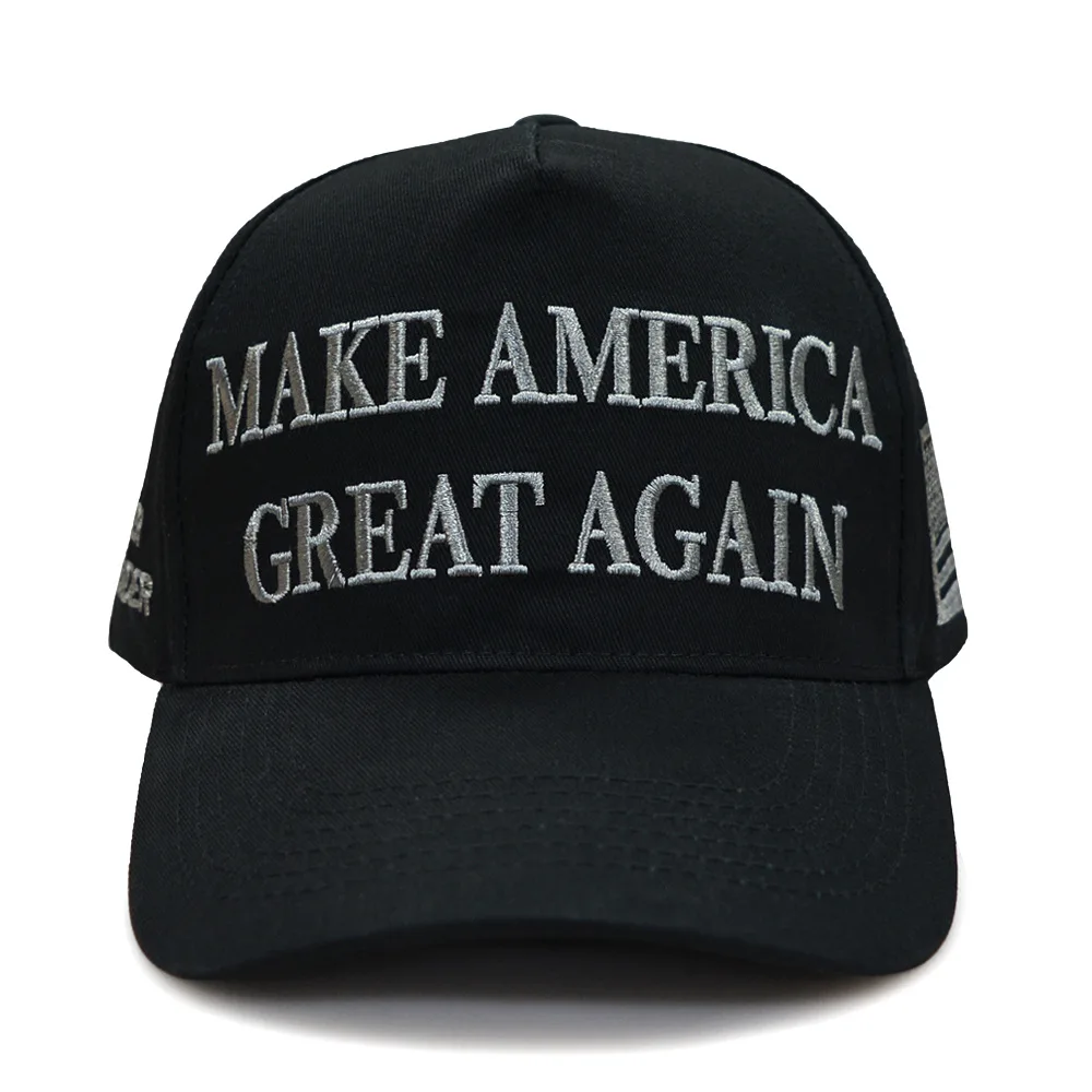 Make Great Again Hat Never Surrender Caps Custom Black MAGA Hat 5 panel USA Baseball Caps