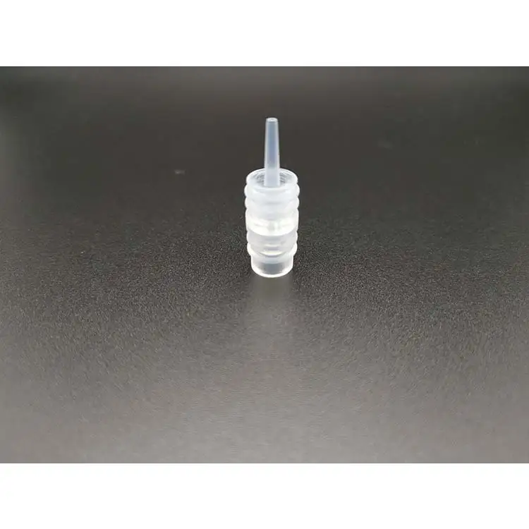 
Medical plastic rotating syringe tip needle free positive pressure connector valves 