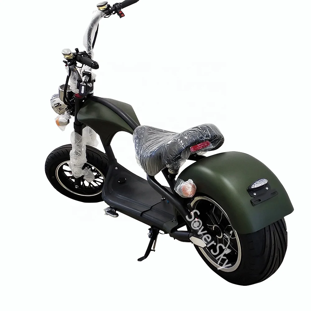 Soversky Мотоцикл Электрический harley citycoco мотоциклы электрические 2000 Вт Чоппер мотоцикл скутер склад в