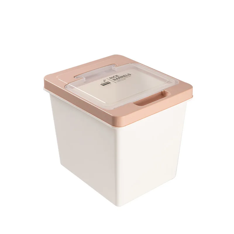 
 Лидер продаж, кухонный пластиковый контейнер для хранения риса, контейнер большого размера для хранения зерна хлопьев, цилиндр с крышкой  