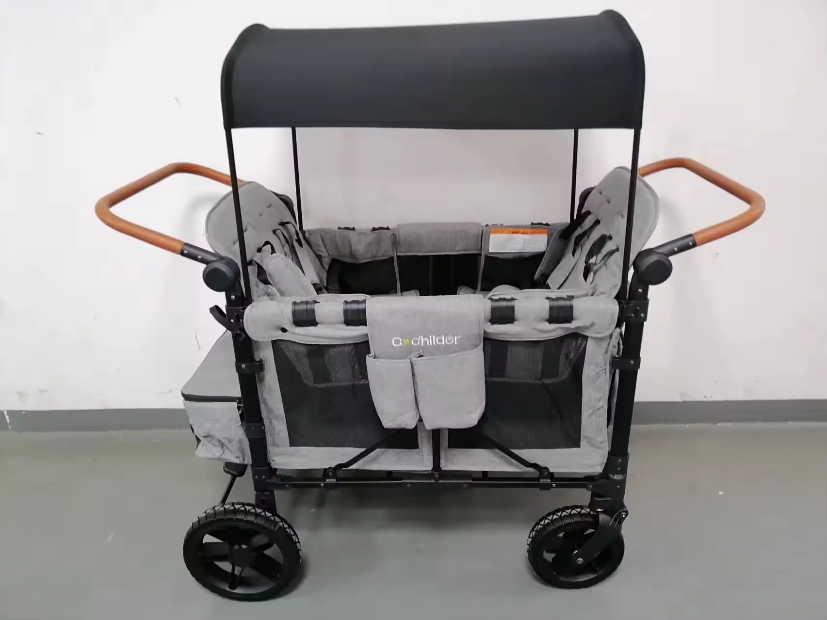 Outdoor Luxury Wagon Baby Stroller for Four Seat Kids Wagon Stroller