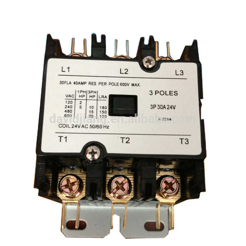 
1P/2P Air conditioning AC contactor,dp air condition contactor /air conditioning magnetic contactor30A-40A 24V 
