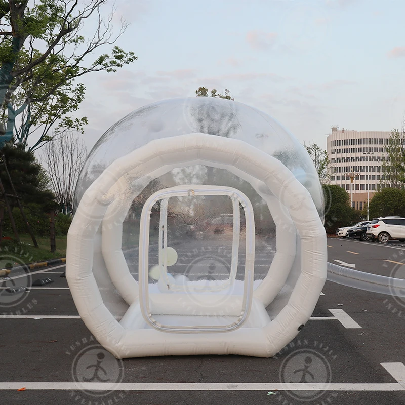 3m diameter transparent Igloo dome house inflatable bubble tent for rent