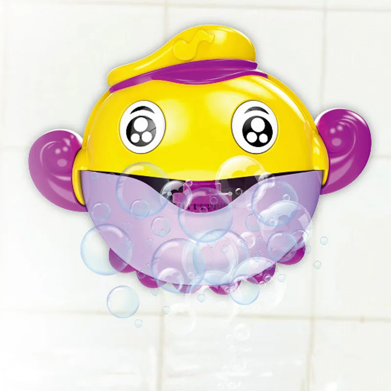 New Product Baby Bubbles Machine Dolphin Crab Kids Bathroom Toys Bathtub Bubbles Maker Bath Time Toys