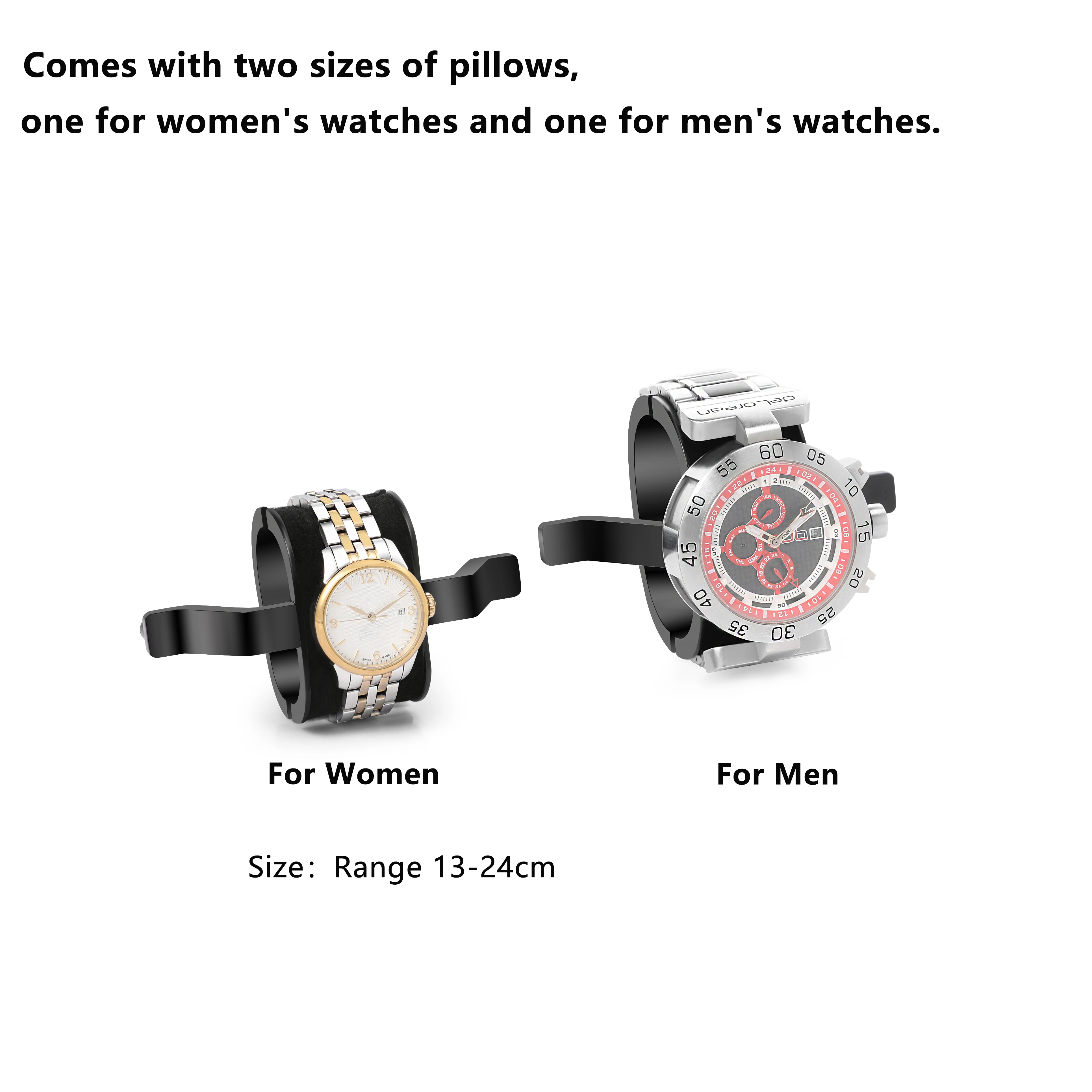 LAIHE Glass Cover Aluminum Alloy Battery Powered 1 Rotor Single Luxury Automatic Safe Gyro Watch Winder