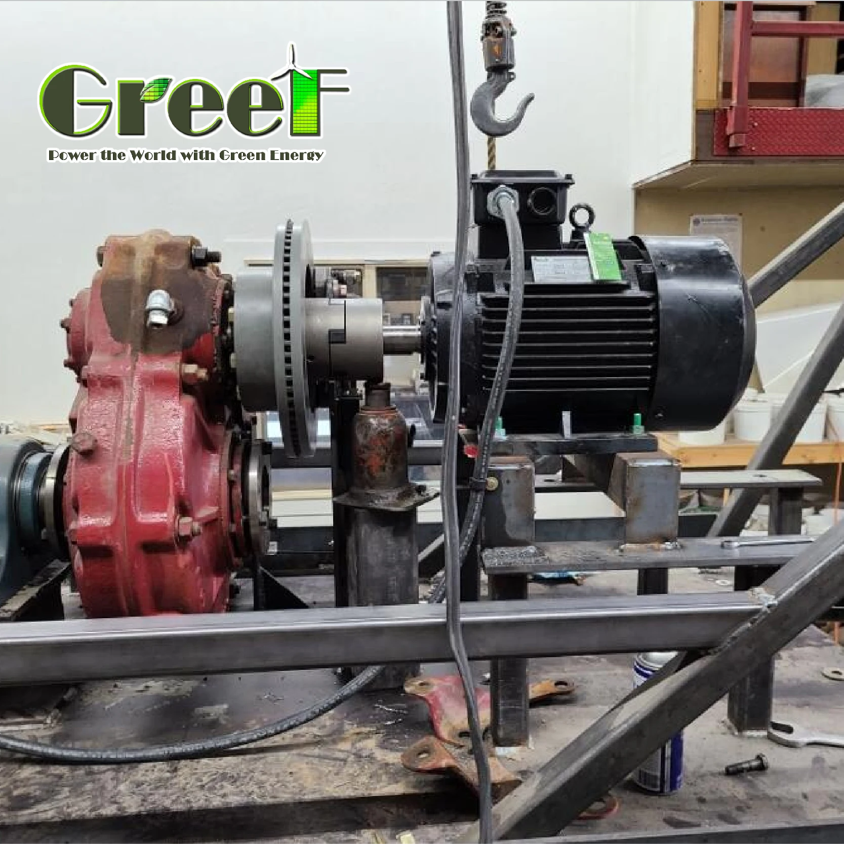 75KW 100KW low speed Free Energy Permanent Magnetic Power Generator 900RPM