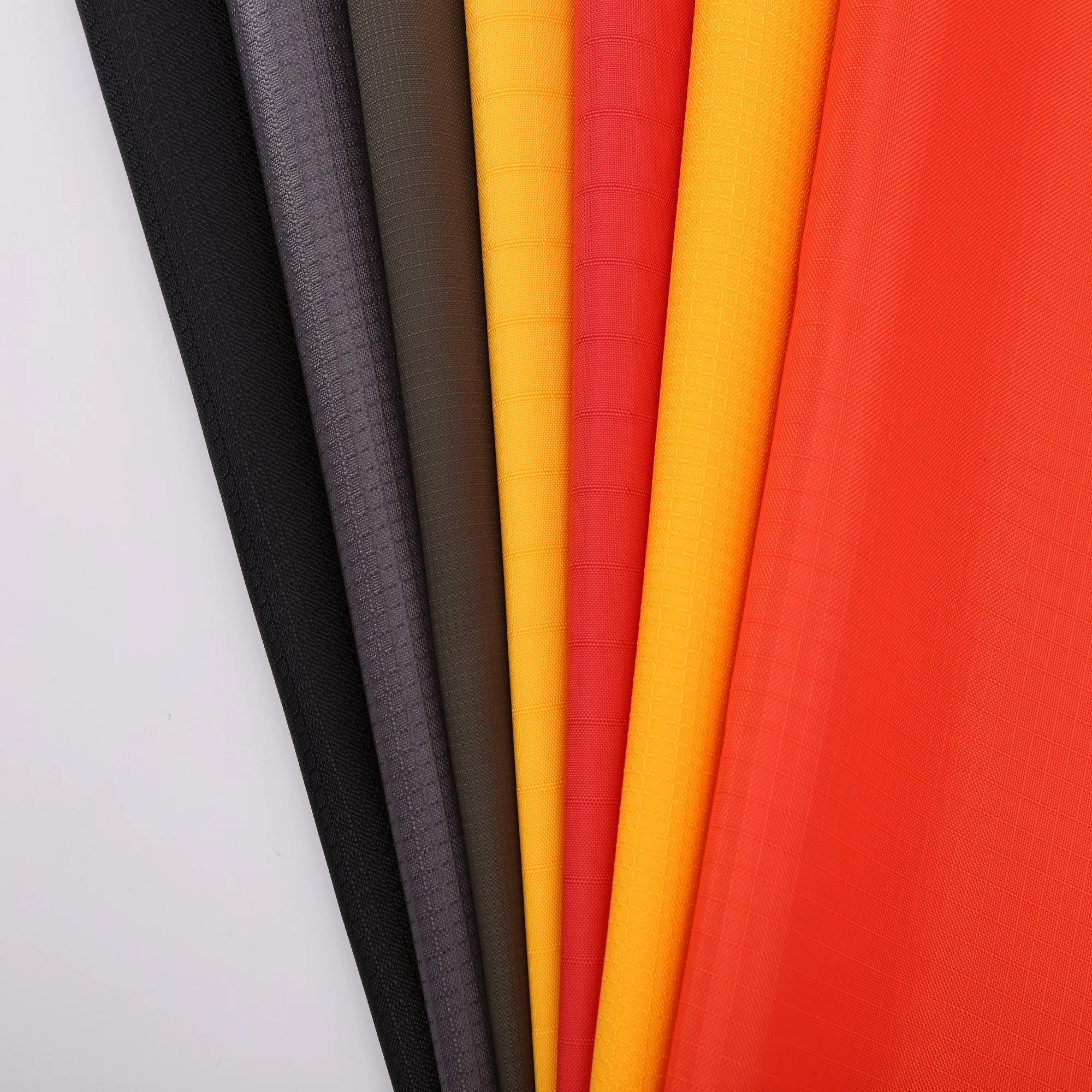 Custom Color And Design Waterproof 300d Ribstop Oxford Flame-retardant Pu Coated Bag Or Tent Fabric