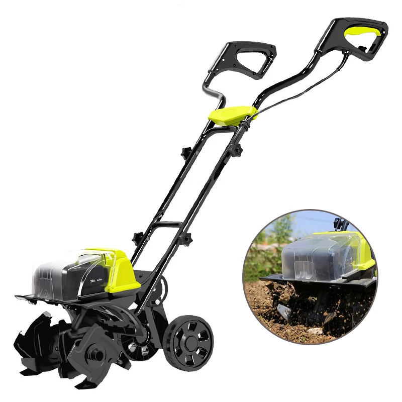 Double 40V Li-ion battery powerful multi-function agriculture and garden mini loosening power tiller