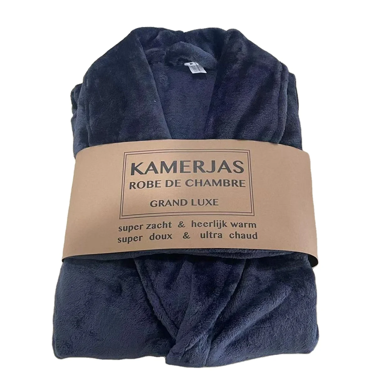 Discount Luxury Unisex Solid Fleece Polyester Bath Robe Bathrobes