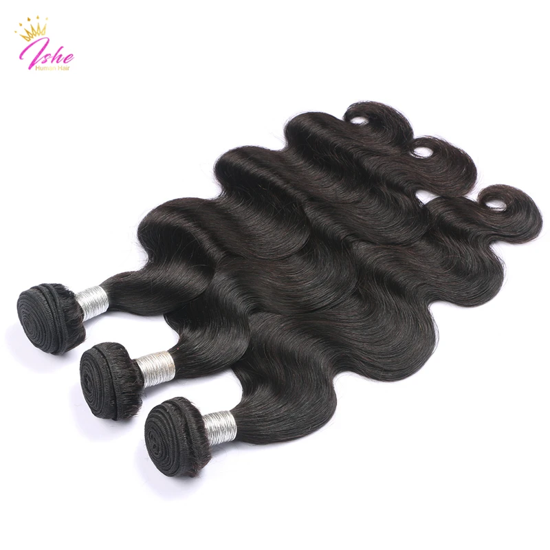 
Ishe 10a Virgin Human Hair 100% Virgin Indian Hair Body Wave Hair Body Wave Bundles 