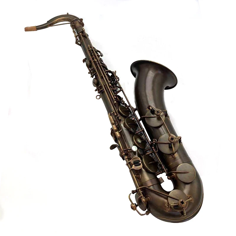 Popular market selling good sound red antique copper tenor saxophone