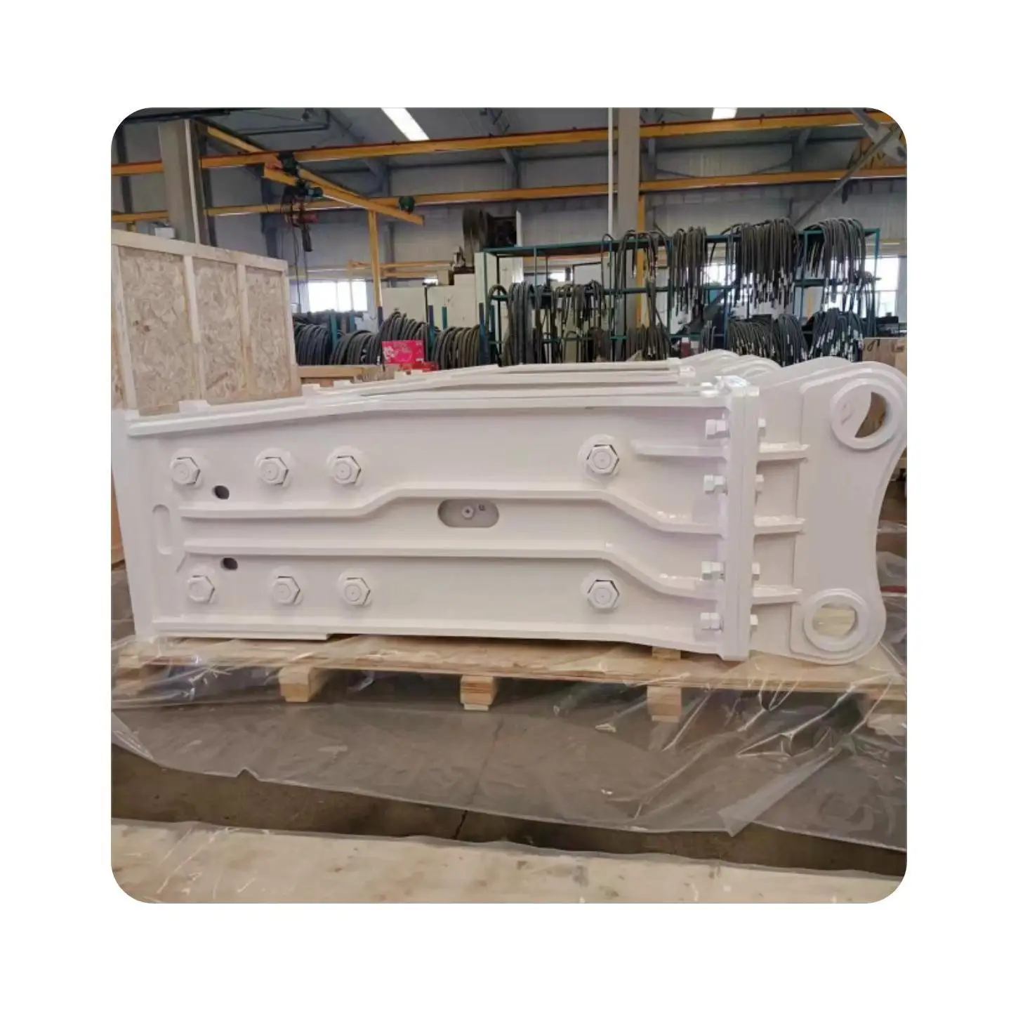 Excavator pc200 mini breaking forge korea rock hydraulic breaker hammer for sany excavator case 580