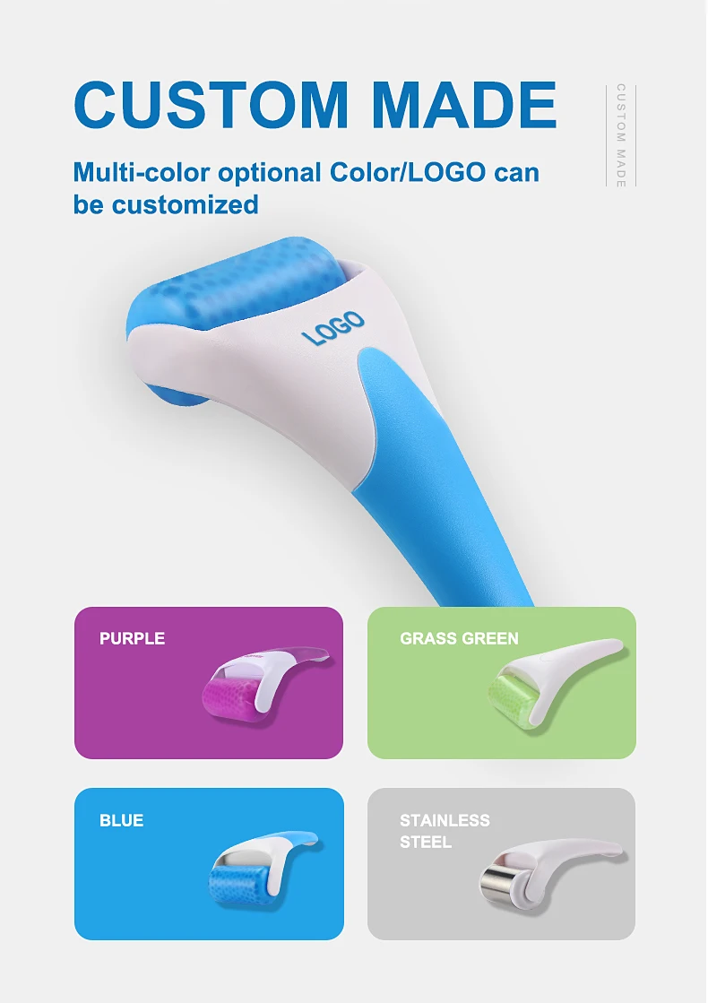 Trending Products 2024 Cooling Facial Ice Roller for Eye Face Body Anti-puffiness Other Massage Eye Facial Ice Rollers for Face