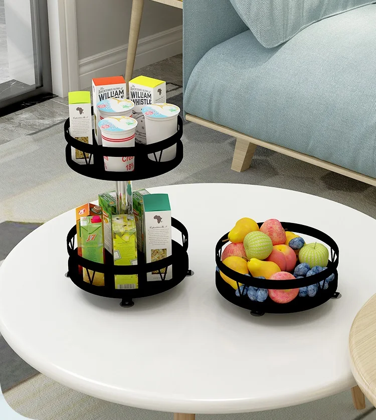 Kitchenware Rack Rotating Multifunctional Spice Rack Bathroom Make up organizer Shelf Stainless Steel Storage Rack