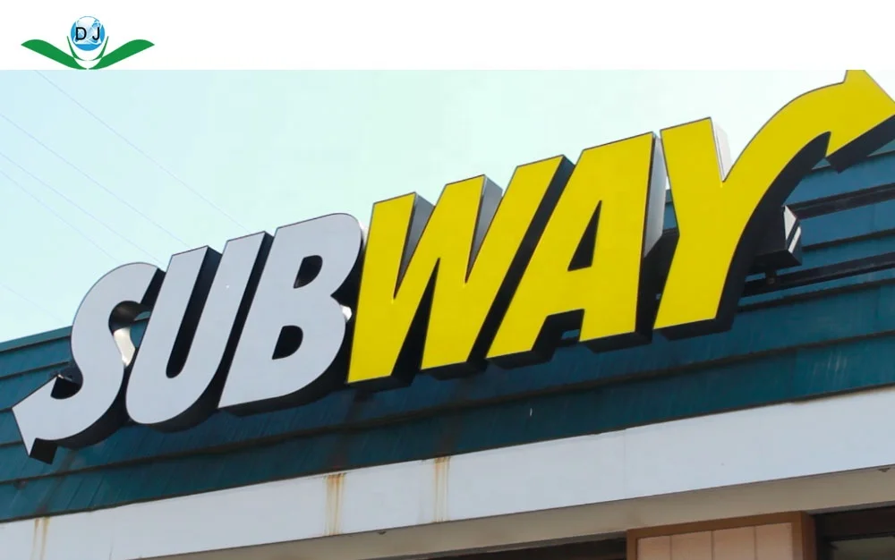 64x128 diy waterproof custom advertising subway 3d light acrylic letter electronic signage outdoor business led sign for shop