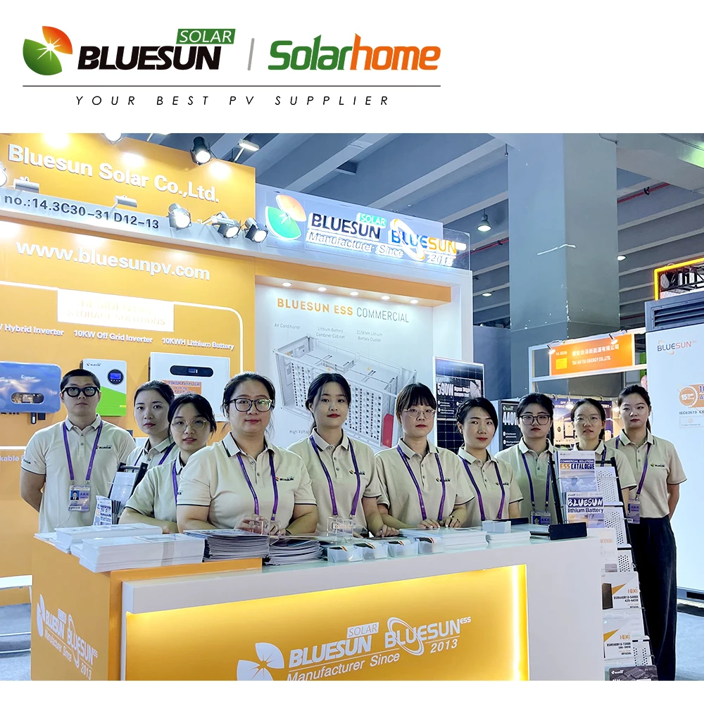 High Voltage Bluesun 12kw Hybrid Inverter Three phase With batteries With High Quality