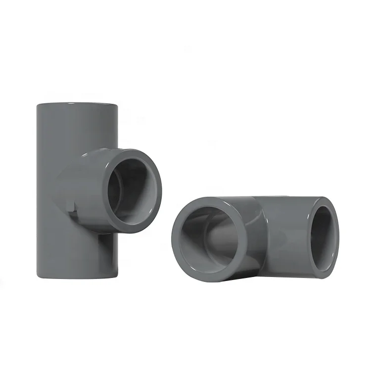 China Supplier Manufacture Din Standard Pn10 Pn16 Pvc Pressure Pipe Fittings Tee Fittings