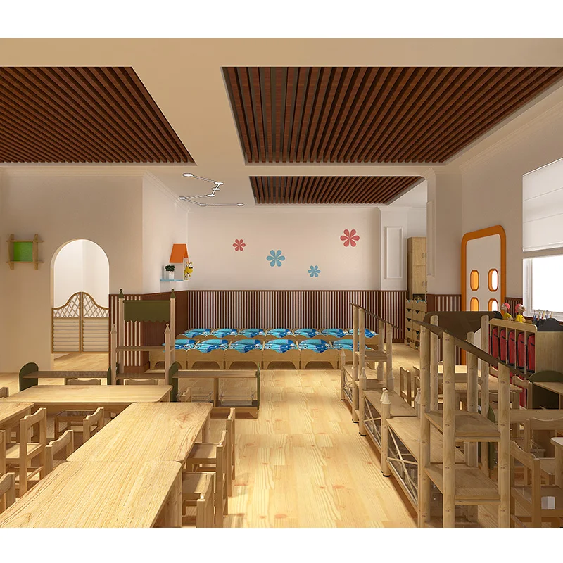 Used kindergarten furniture daycare centre wooden furniture for children