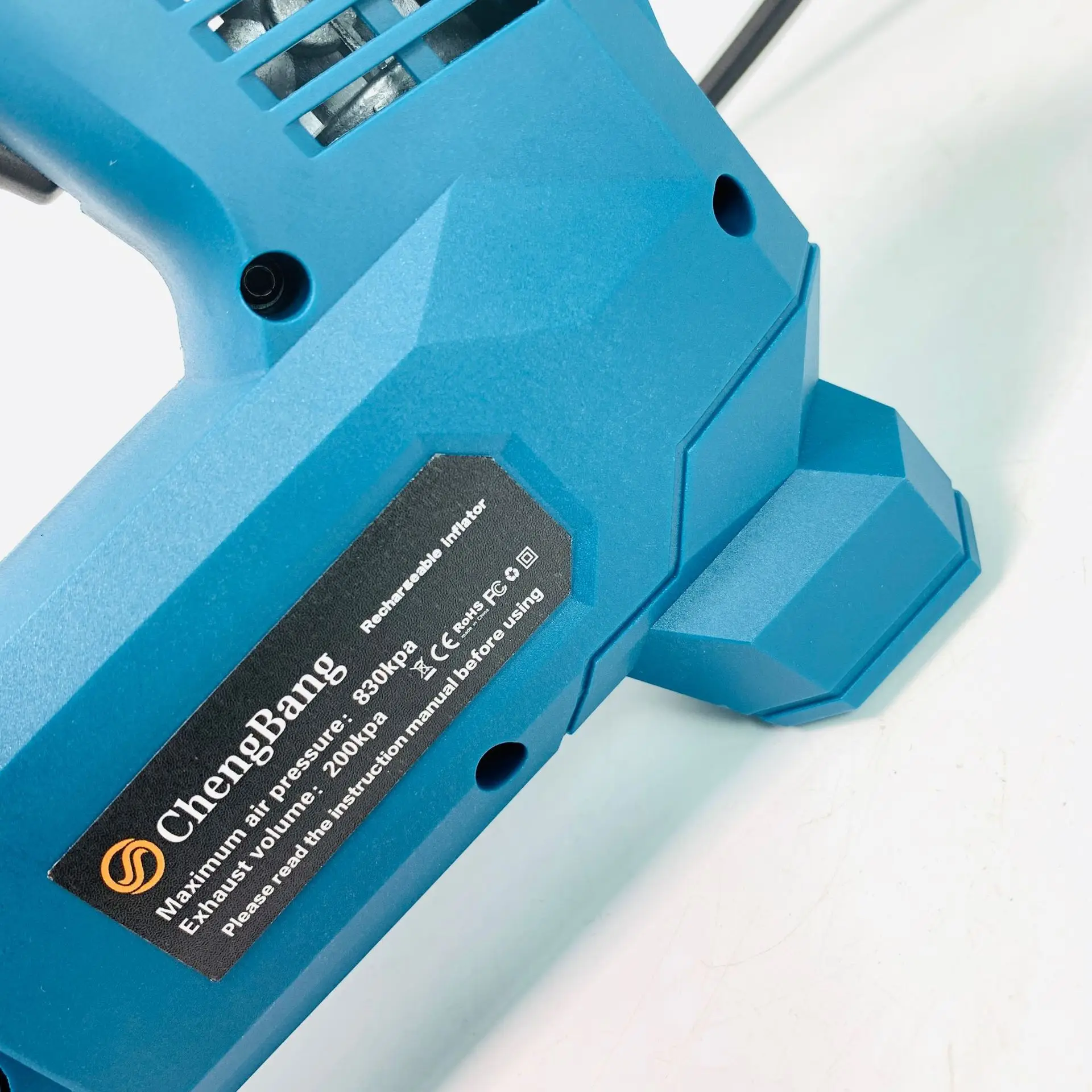20V Portable Outdoor Lithium Electric Tyre Inflators 830kpa Rechargeable Tire Inflatable Pump Cordless Mini Air Compressor Pump