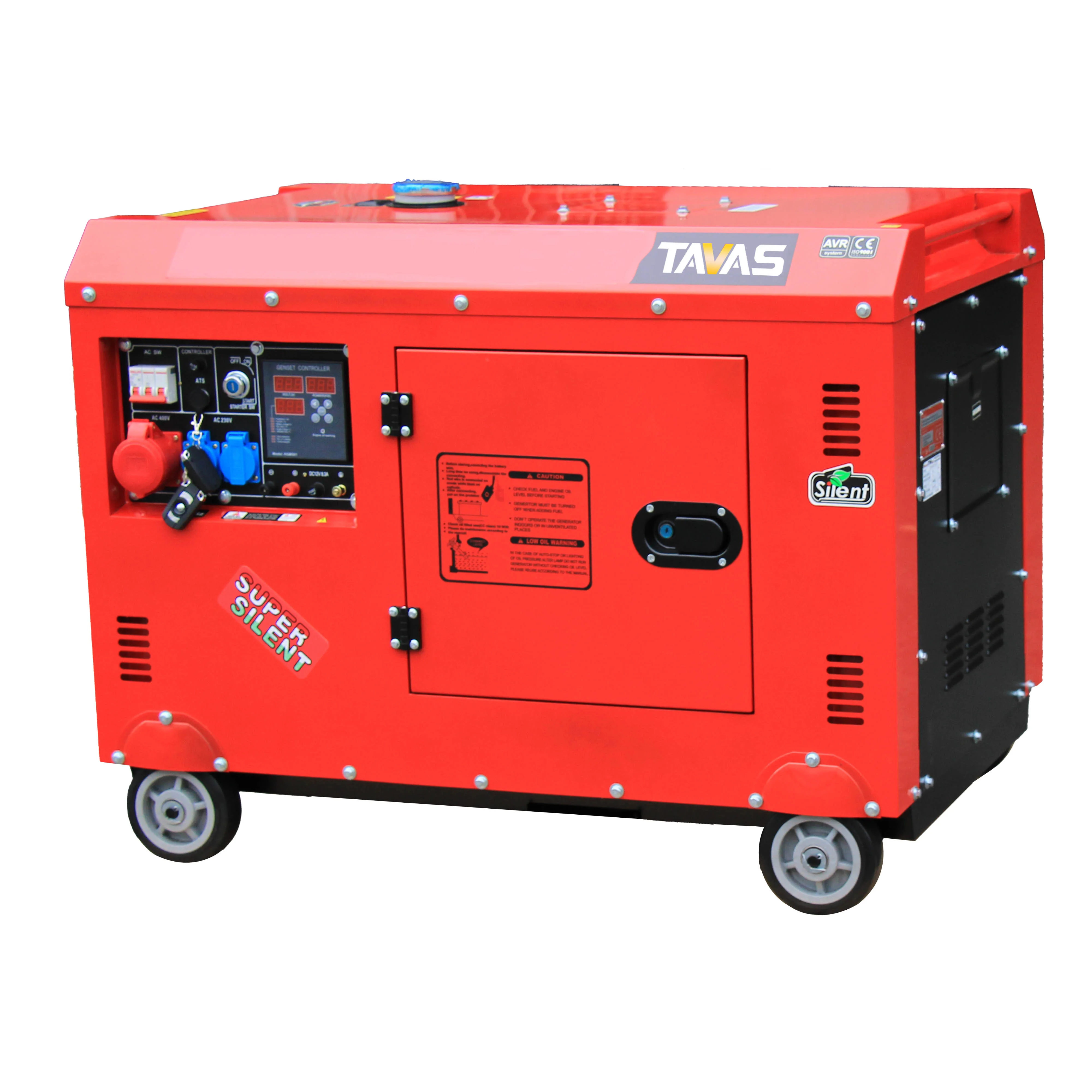 Air Cooled System Set Silent Type Diesel Welding Generator Soundless