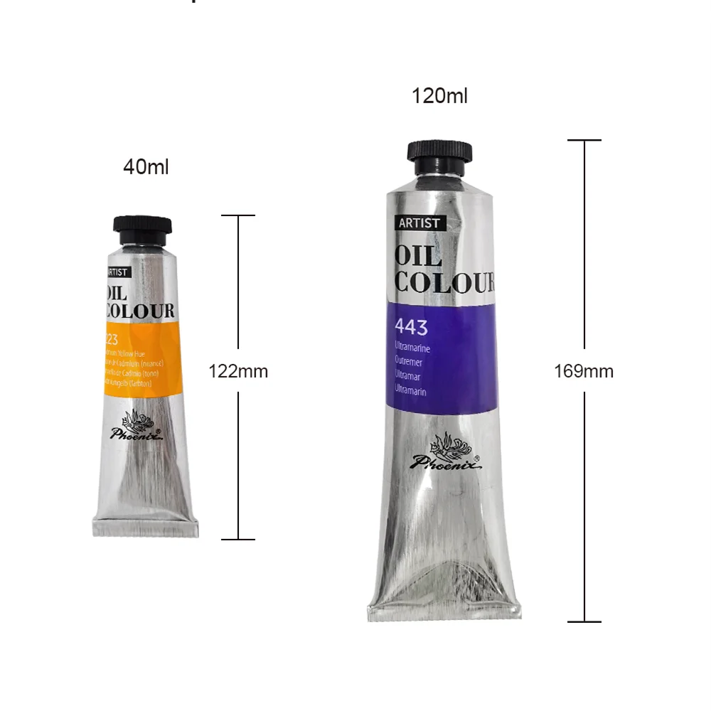 Hot sell 120ml Fine Oil Color Artist Level for Artist Students kids certified by CE AP ISO for Canvas diy oil painting