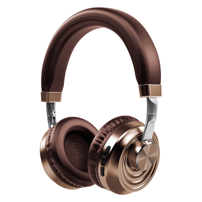 Folding Wireless Earphones Music Headset Music Sports With Memory Card Wireless Universal Earphones Headphone